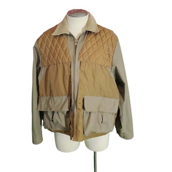 Gun Club Sportswear Men's vintage Tatical Hunting Jacket Tan sz L - Picture 1 of 6